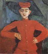 Chaim Soutine Page Boy at Maxim's (mk09) oil painting reproduction
